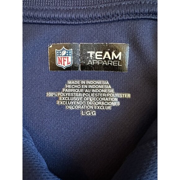 Seattle Seahawks Shirt Men's‎ Large Blue Short Sleeve Polo Collared NFL Football - Picture 5 of 10